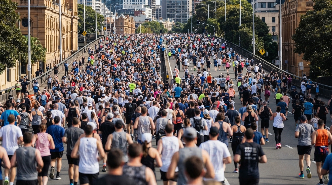 9만 명의 함성 속 시티투서프… 우승자는 14km를 더 뛰었다